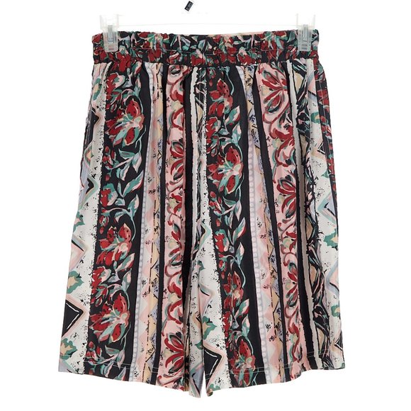 Vintage STUNT Collection NOS 100% Silk High Waisted Shorts Size Medium - Picture 5 of 6